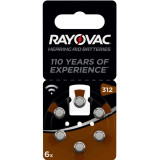 Батарейка для слухового аппарата ZA312 Rayovac 4607 V312