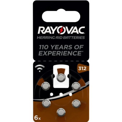 Батарейка Rayovac 4607 V312, 1.4 V