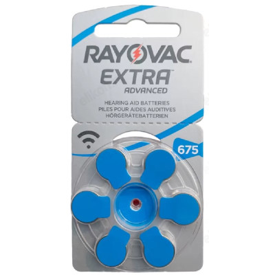 Батарейка Rayovac 4600 V 675, 1.4 V, 180 мАч