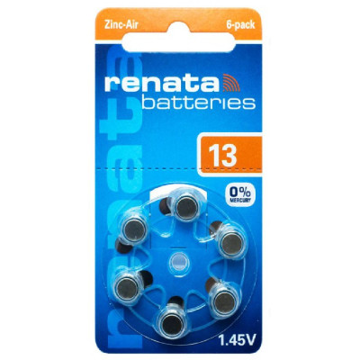 Батарейка RENATA ZA13, 1.45 V