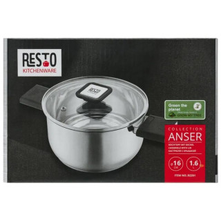 Кастрюля с крышкой (1.6л) ANSER RESTO 92201-10