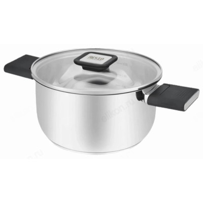 Кастрюля RESTO ANSER 2.5л 92202 склад. ручки-1