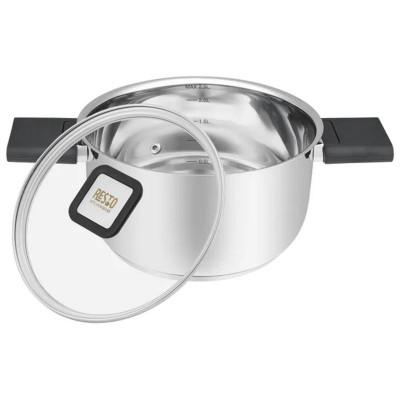 Кастрюля RESTO ANSER 2.5л 92202 склад. ручки-7