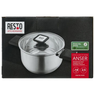Кастрюля RESTO ANSER 2.5л 92202 склад. ручки-9