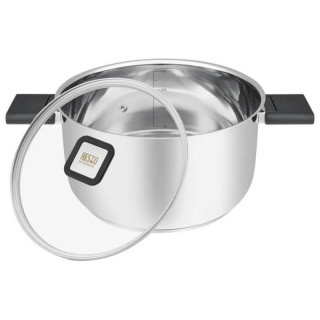 Кастрюля с крышкой (4.4л) ANSER RESTO 92204-7