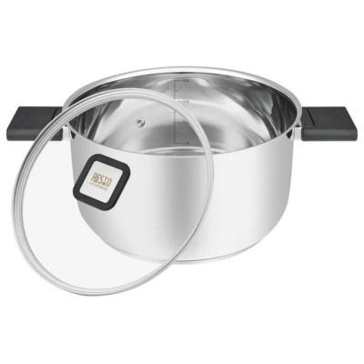 Кастрюля с крышкой (4.4л) ANSER RESTO 92204-7