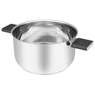 Кастрюля с крышкой (4.4л) ANSER RESTO 92204-8