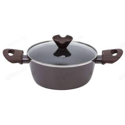 Кастрюля с крышкой RESTO 2,5л 93018 кованый алюминий