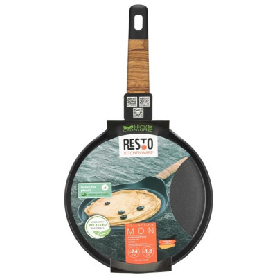 Сковорода блинная (24х1.7см) RESTO 93189-6