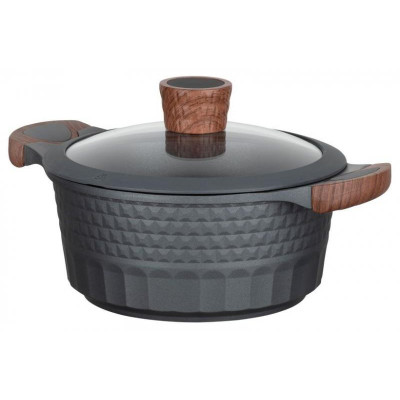 Кастрюля с крышкой RESTO 3л 93501 литой алюминий-2