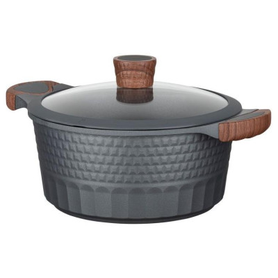 Кастрюля с крышкой RESTO 5,3л 93503 литой алюминий-3