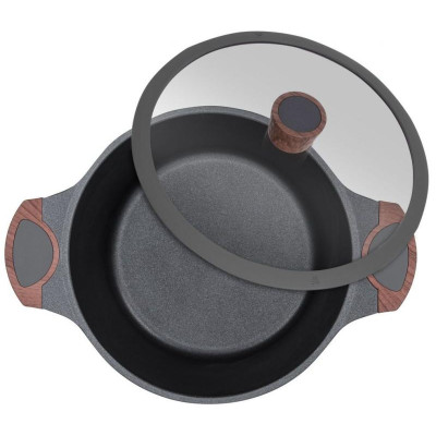 Кастрюля с крышкой RESTO 5,3л 93503 литой алюминий-8