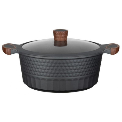 Кастрюля с крышкой RESTO 6,6л 93505 литой алюминий