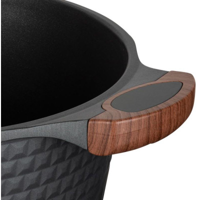 Кастрюля с крышкой RESTO 6,6л 93505 литой алюминий-5