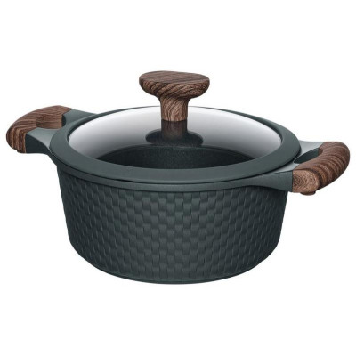 Кастрюля с крышкой (2.4л) RESTO 93901