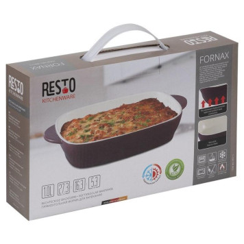 Прямоугольная форма для запекания (27.3х16.3х5.3см) 1л RESTO 96111-3