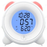 Часы-будильник RITMIX CAT-057 White