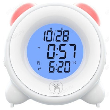 Часы-будильник RITMIX CAT-057 White