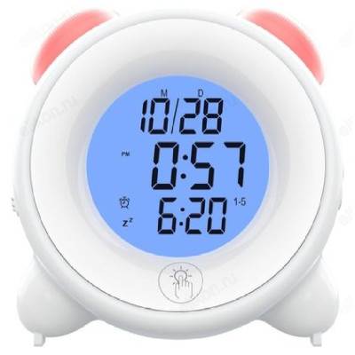 Часы-будильник RITMIX CAT-057 White