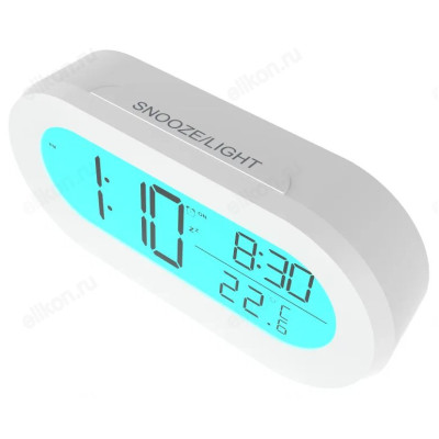 Часы-будильник RITMIX CAT-110 White-1