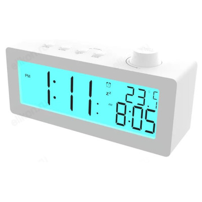 Часы-будильник RITMIX CAT-111 White-2