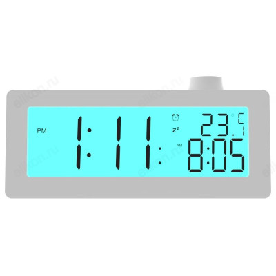 Часы-будильник RITMIX CAT-111 White