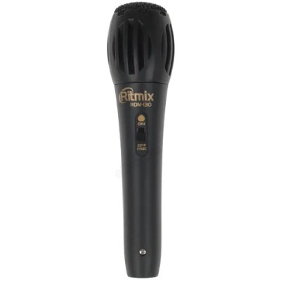 Микрофон Ritmix RDM-130, черный