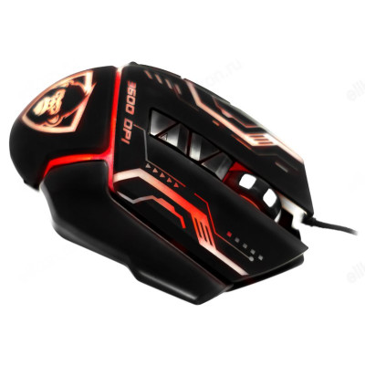 Мышь RITMIX ROM-363 Black, игровая-1