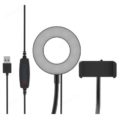 Лампа кольцевая Ritmix RRL-091-1