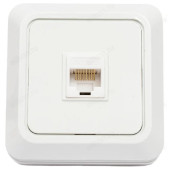 Розетка компьютерная RJ-45 BOLLETO белая 7035 IN HOME Розетка компьютерная RJ-45 BOLLETO белая 7035 IN HOME