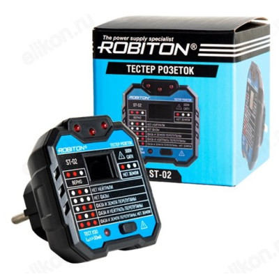 Тестер ROBITON ST-02, 48-250 V, 45-65 Гц, 30 мА