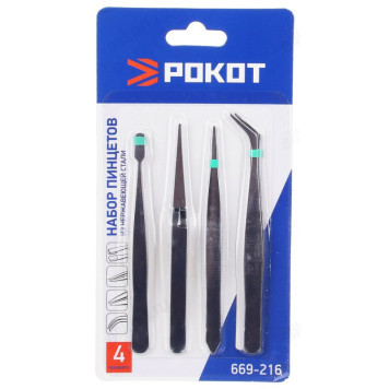 Набор пинцетов Рокот 669-216-1