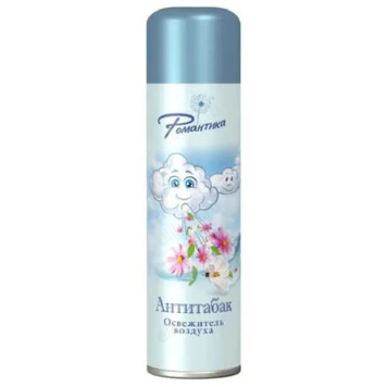 Освежитель воздуха Романтика Антитабак 300мл 405см3 (52-200)