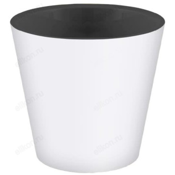 Горшок для цветов ROSEMARY d330мм 16л дренажная вставка колесики белый 221600429/01