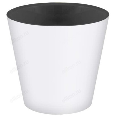 Горшок для цветов ROSEMARY d330мм 16л дренажная вставка колесики белый 221600429/01