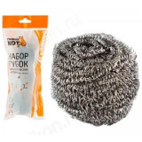 Губка для посуды металл SM-02/3 3шт 001741