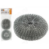 Губка для посуды металл SM-03/2 2шт 001742