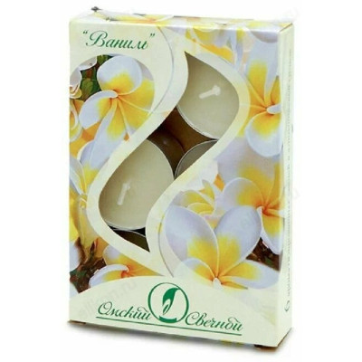 Свеча ароматизированная Ваниль гильза 001810