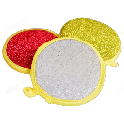 Губка для посуды СОЛНЫШКО 3шт 0261