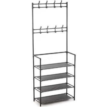 Вешалка-стойка напольная с полками и крючками 104924