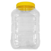 Банка ПЭТ 5,0л. " Квадратная" с крышкой 110мм / 18 (216) / (арт.1080) Банка ПЭТ 5,0л. " Квадратная" с крышкой 110мм / 18 (216) / (арт.1080)