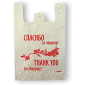 Пакет майка PTF008KB Спасибо за покупку, 24+11*44 см, 11 мк,