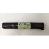 Мешки для мусора ПВД 120л (10шт,черный)