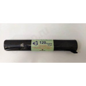 Мешки для мусора ПВД 120л (10шт,черный) Мешки для мусора ПВД 120л (10шт,черный)