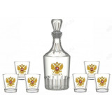 Набор стопок +графин Орел 1230-Д