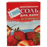 Соль для ванн с пеной Земляника 400г Бахташ