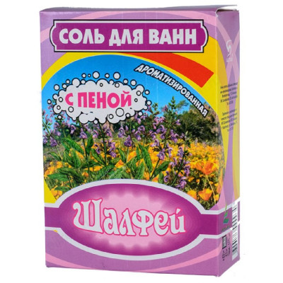 Соль для ванн с пеной Шалфей 400г Бахташ