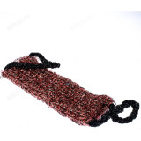 Мочалка банная вязаная ЗОЛОТАЯ КОЛЛЕКЦИЯ 42*12*2,5см