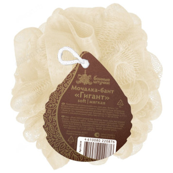 Мочалка-бант Гигант d15см 80г soft-2