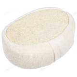 Мочалка из люфы/спонж мягкий с хлопком 11*15*5см medium